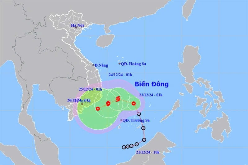 Tropical depression likely to strengthen into a storm